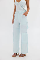 Lara Cargo Pant - Pale blue Bubish 