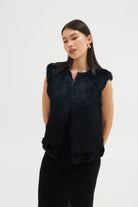 Audrey Vest - Black Vest Bubish Luxe 