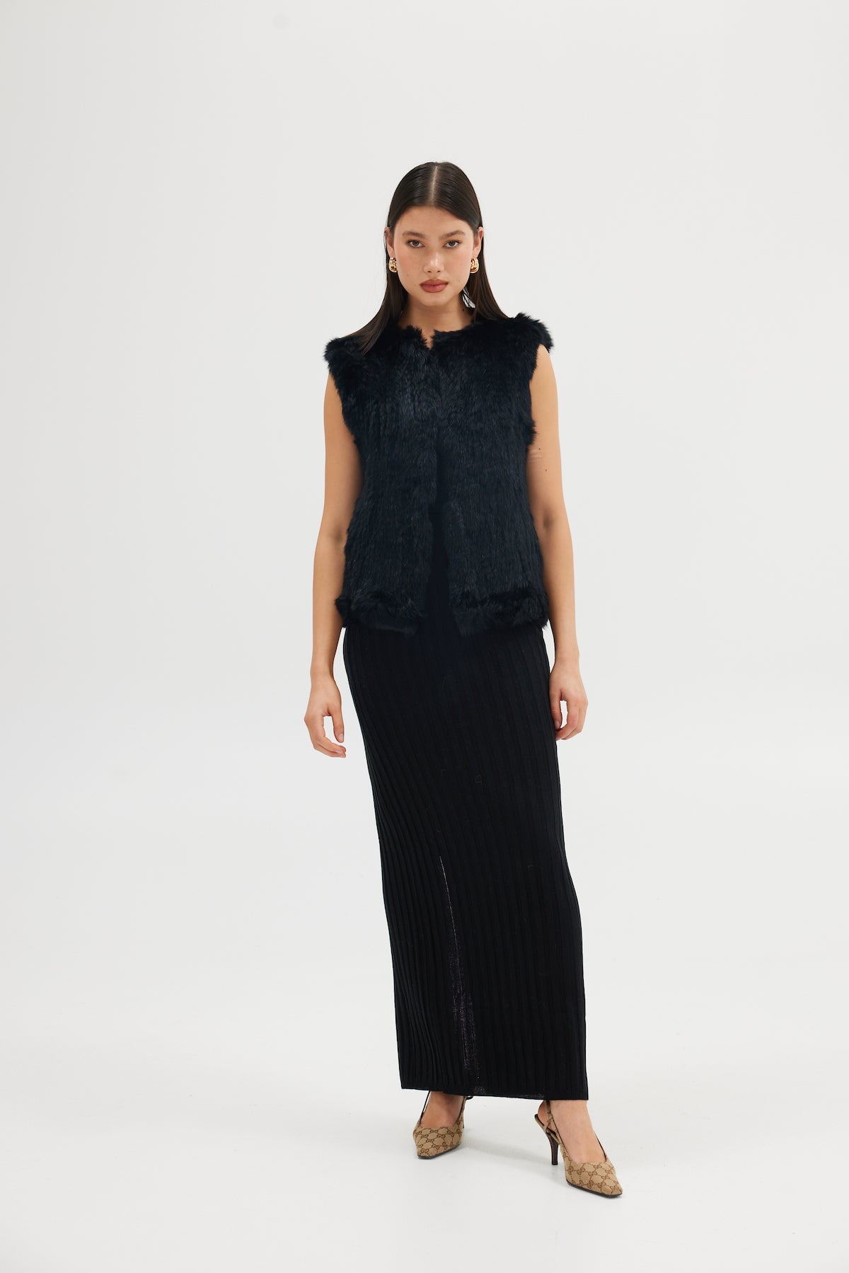 Audrey Vest - Black Vest Bubish Luxe 