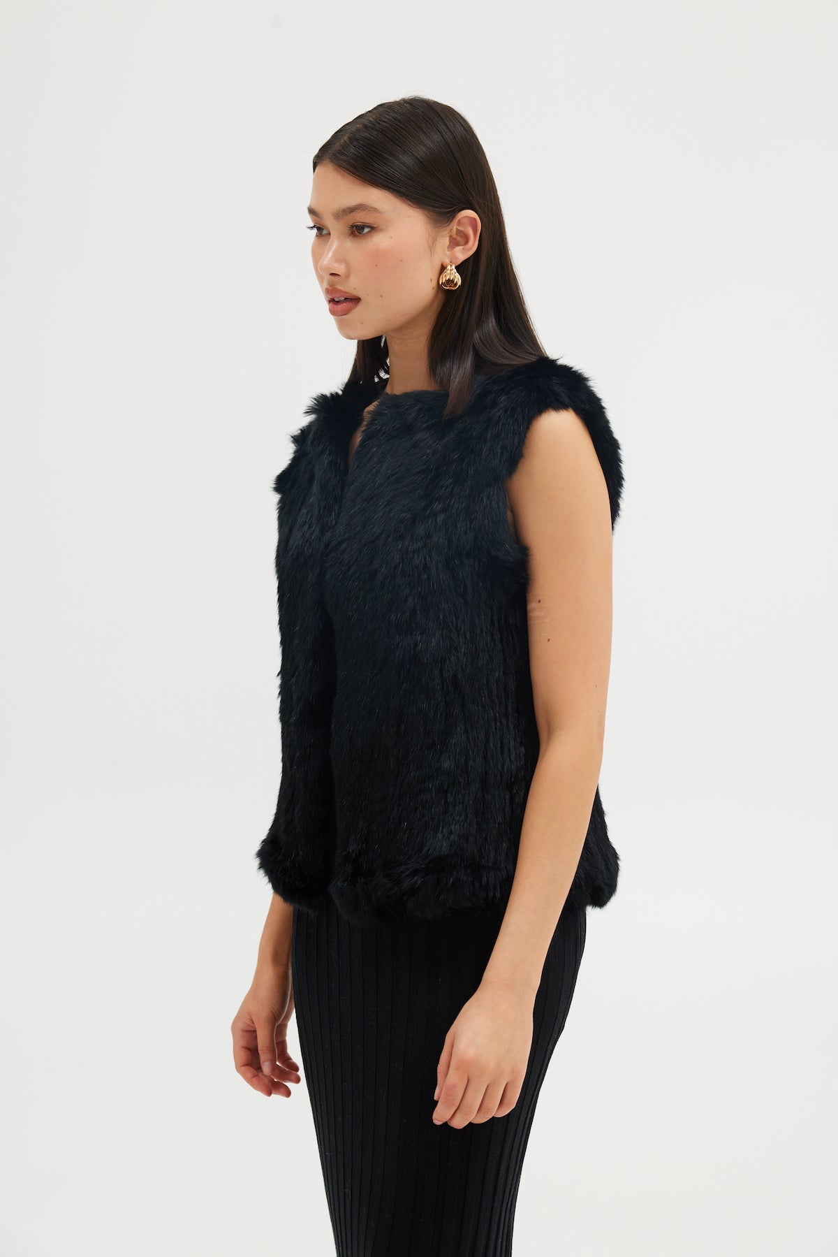 Audrey Vest - Black Vest Bubish Luxe 