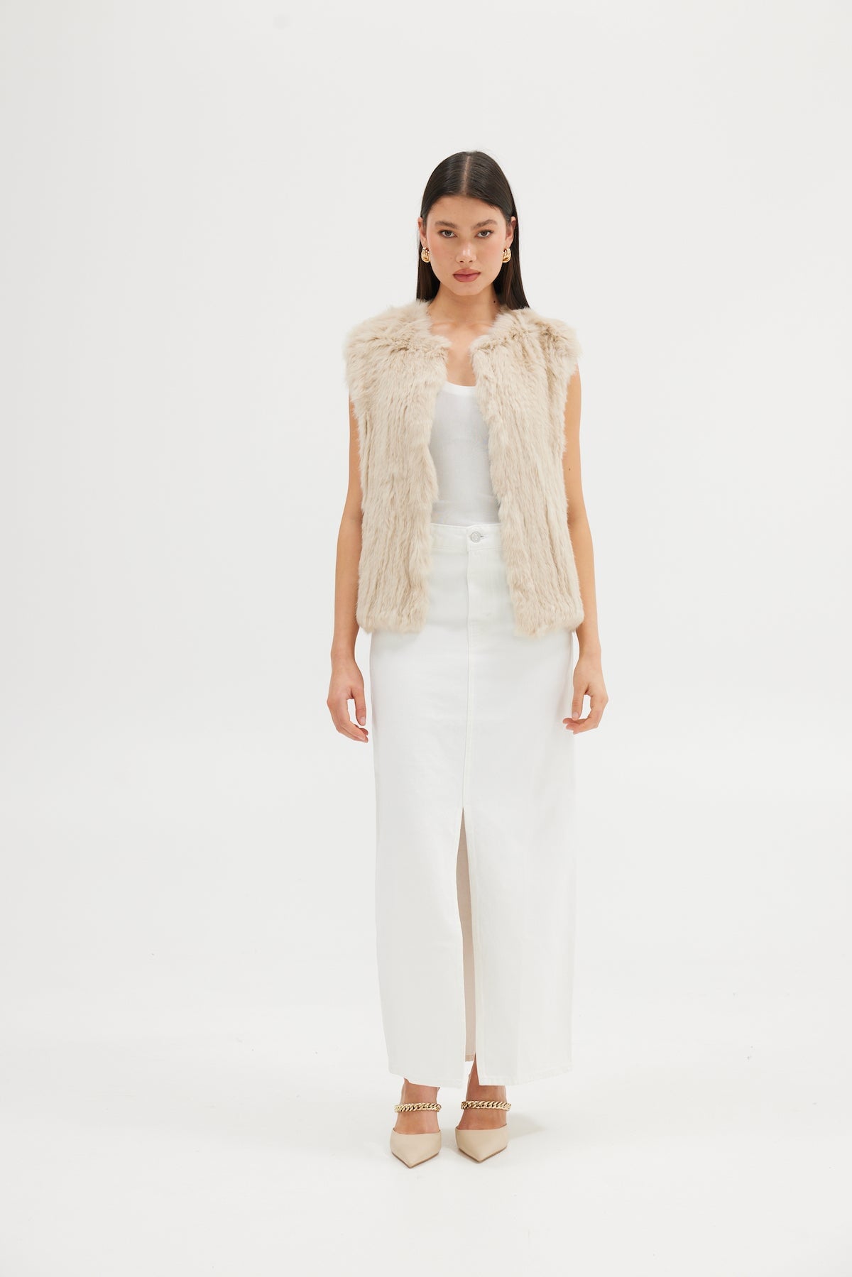 Audrey Vest - Oatmeal Vest Bubish Luxe 