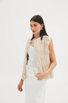 Audrey Vest - Oatmeal Vest Bubish Luxe 