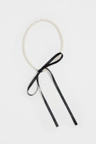 Elia Pearl Necklace - Black Necklace Bubish 