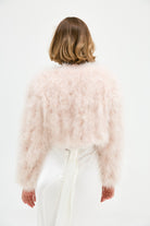 Manhattan Crop Jacket - Baby Pink Cropped Jacket Bubish Luxe 