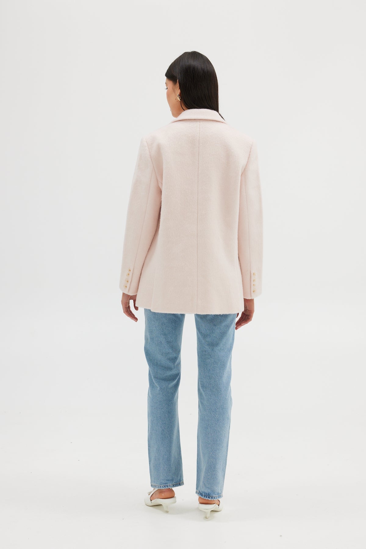 Harper Blazer - Blush Pink JACKET Bubish Luxe 