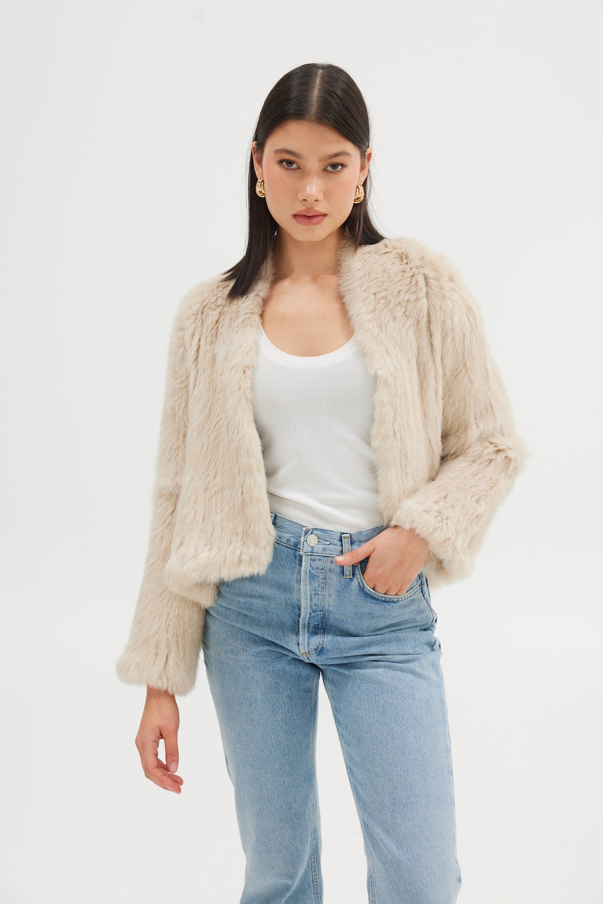 Emma Jacket - Oatmeal Medium Jacket Bubish Luxe 