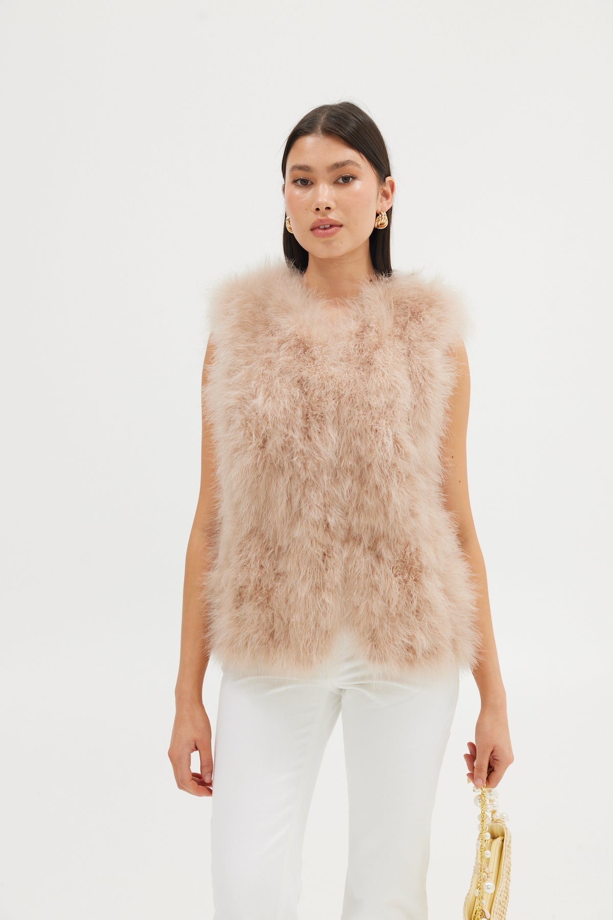 Manhattan Vest - Creme Brulee VEST Bubish Luxe 