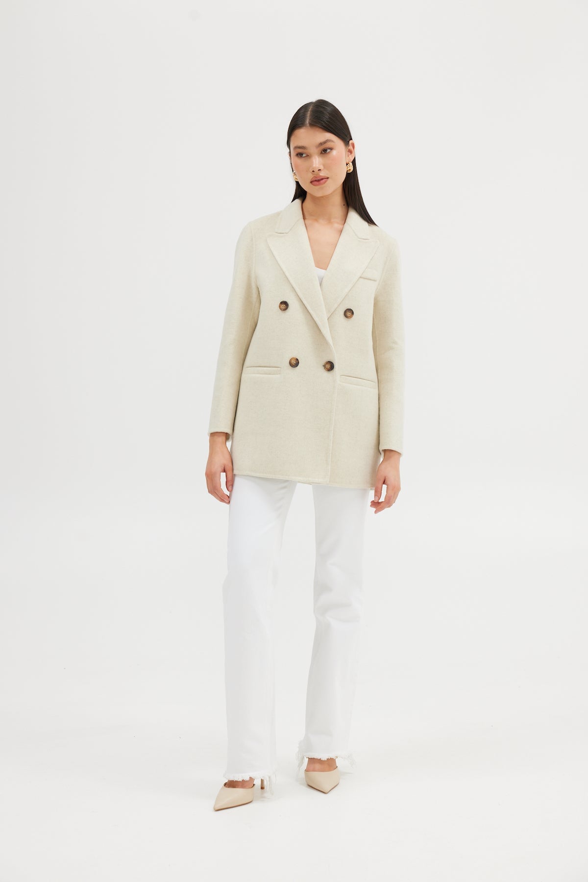 Blair Blazer - Oatmeal JACKET Bubish Luxe 