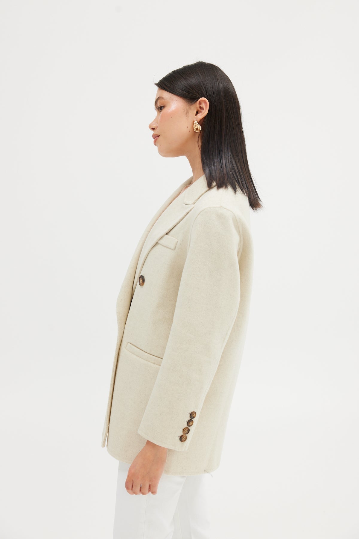 Blair Blazer - Oatmeal JACKET Bubish Luxe 