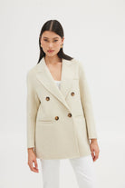 Blair Blazer - Oatmeal JACKET Bubish Luxe 