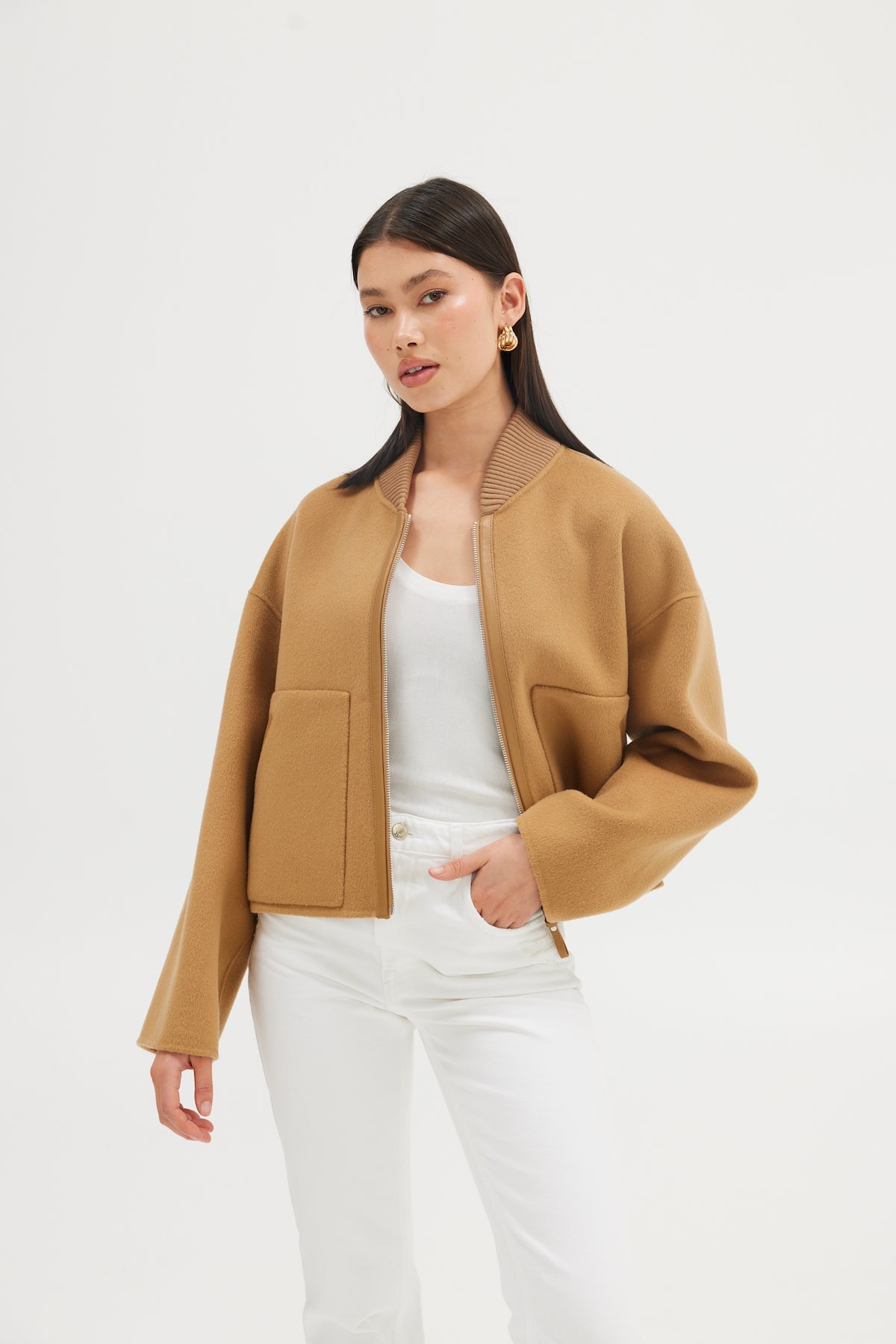 Bonnie Bomber - Walnut JACKET Bubish Luxe 