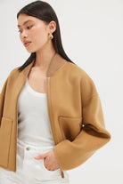 Bonnie Bomber - Walnut JACKET Bubish Luxe 