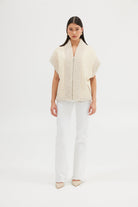 Poppy Vest - Ivory VEST Bubish Luxe 