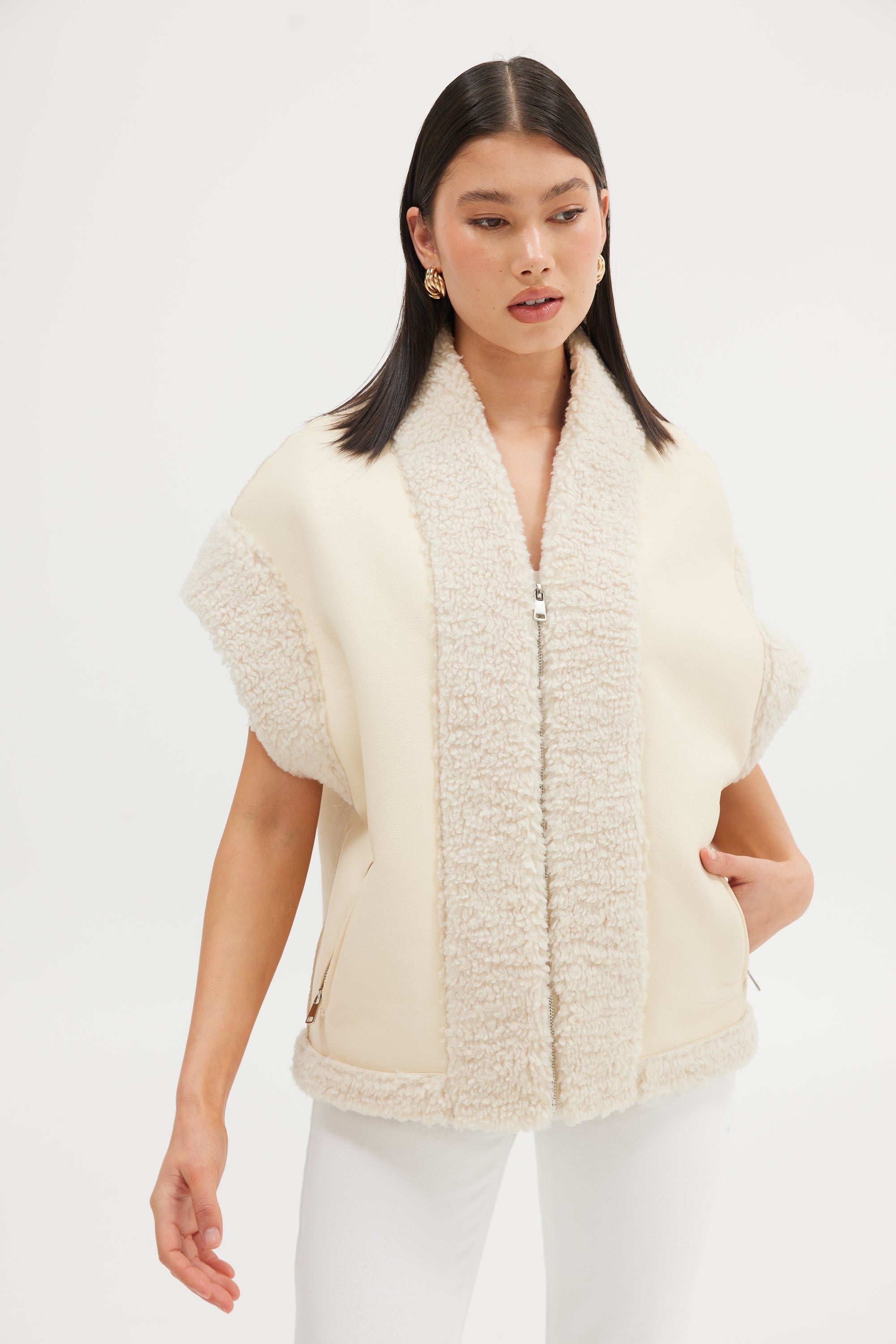 Poppy Vest - Ivory VEST Bubish Luxe 