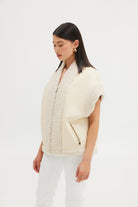 Poppy Vest - Ivory VEST Bubish Luxe 