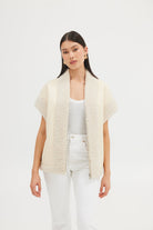 Poppy Vest - Ivory VEST Bubish Luxe 