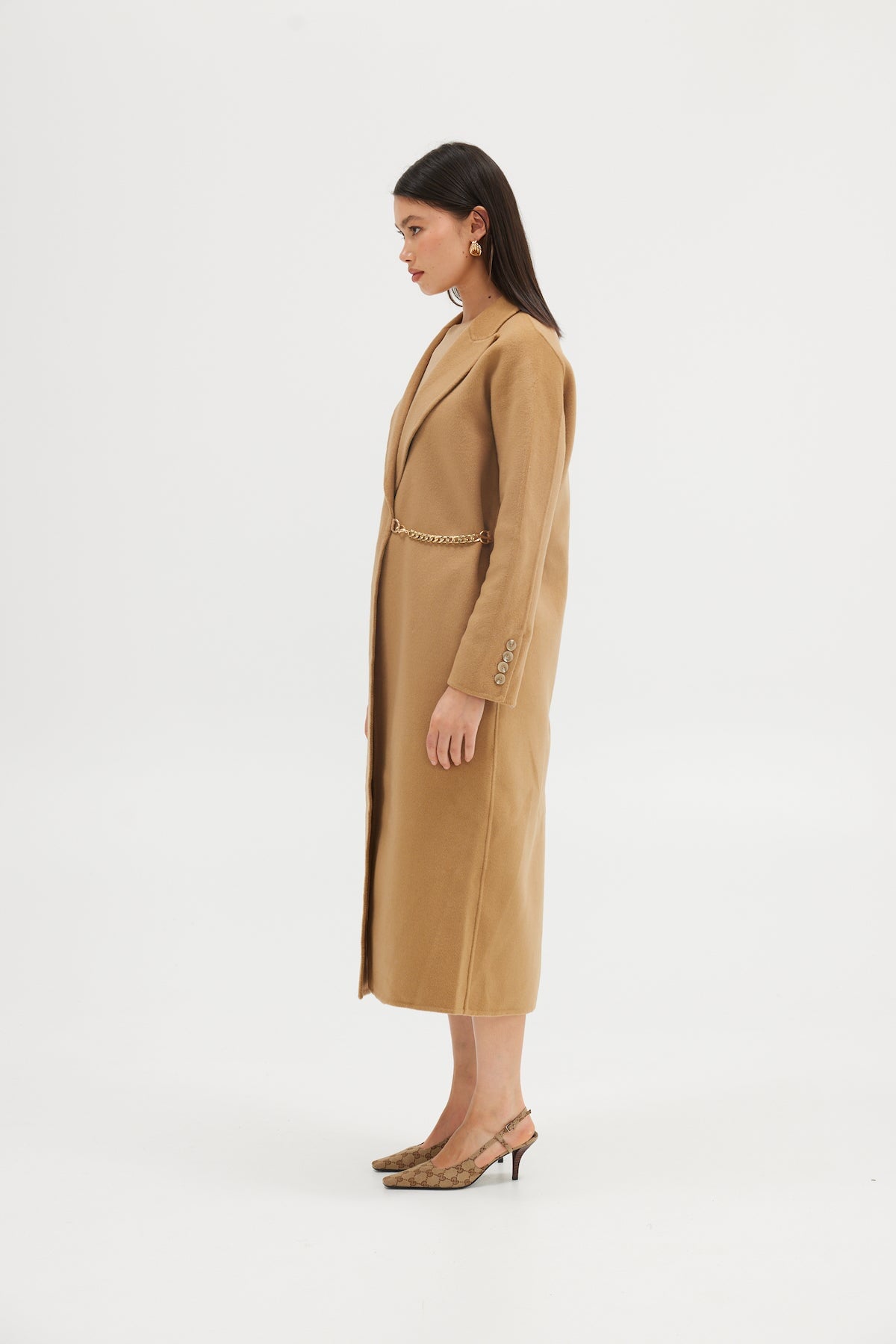 Mara Wool Coat - Walnut JACKET Bubish Luxe 