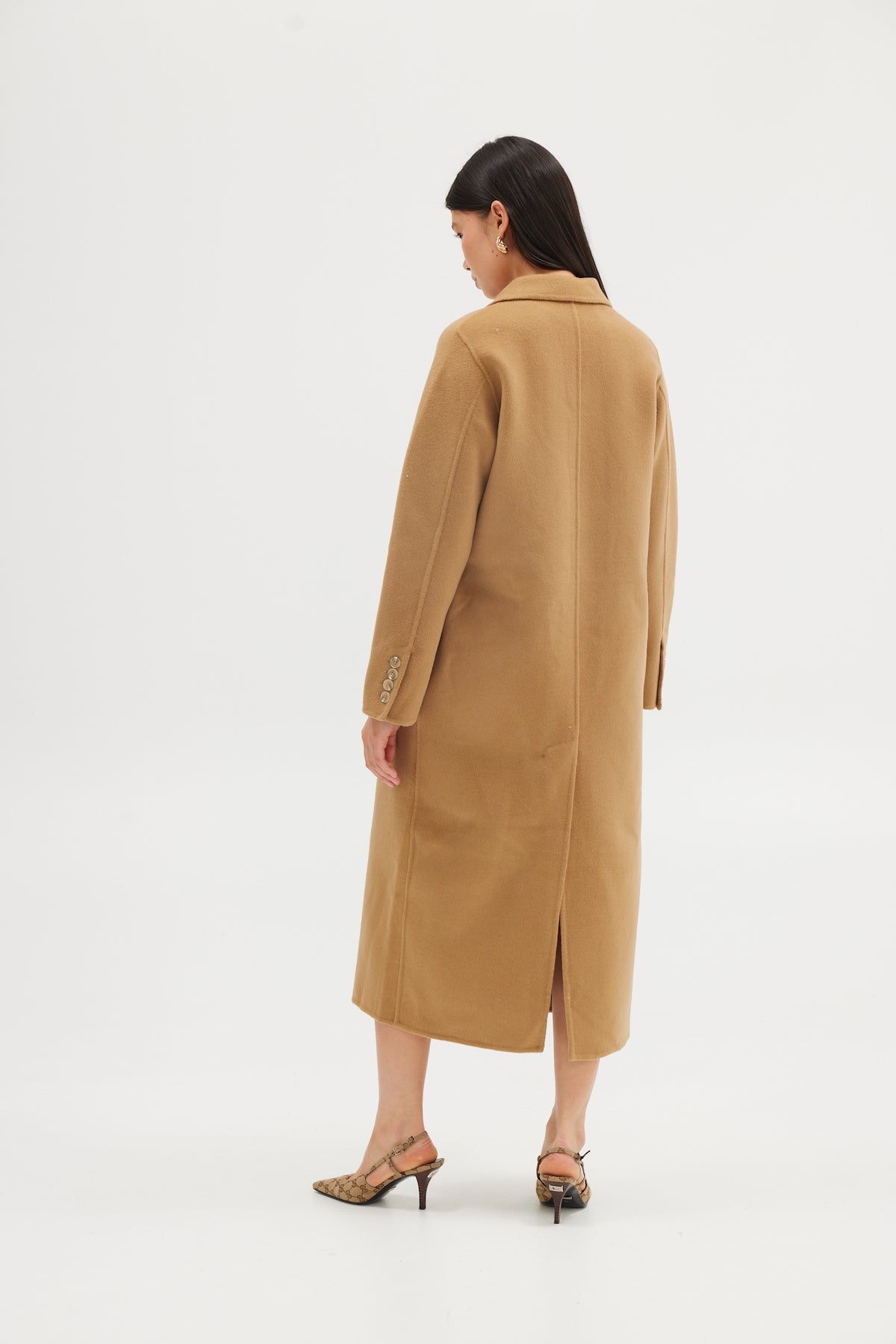 Mara Wool Coat - Walnut JACKET Bubish Luxe 