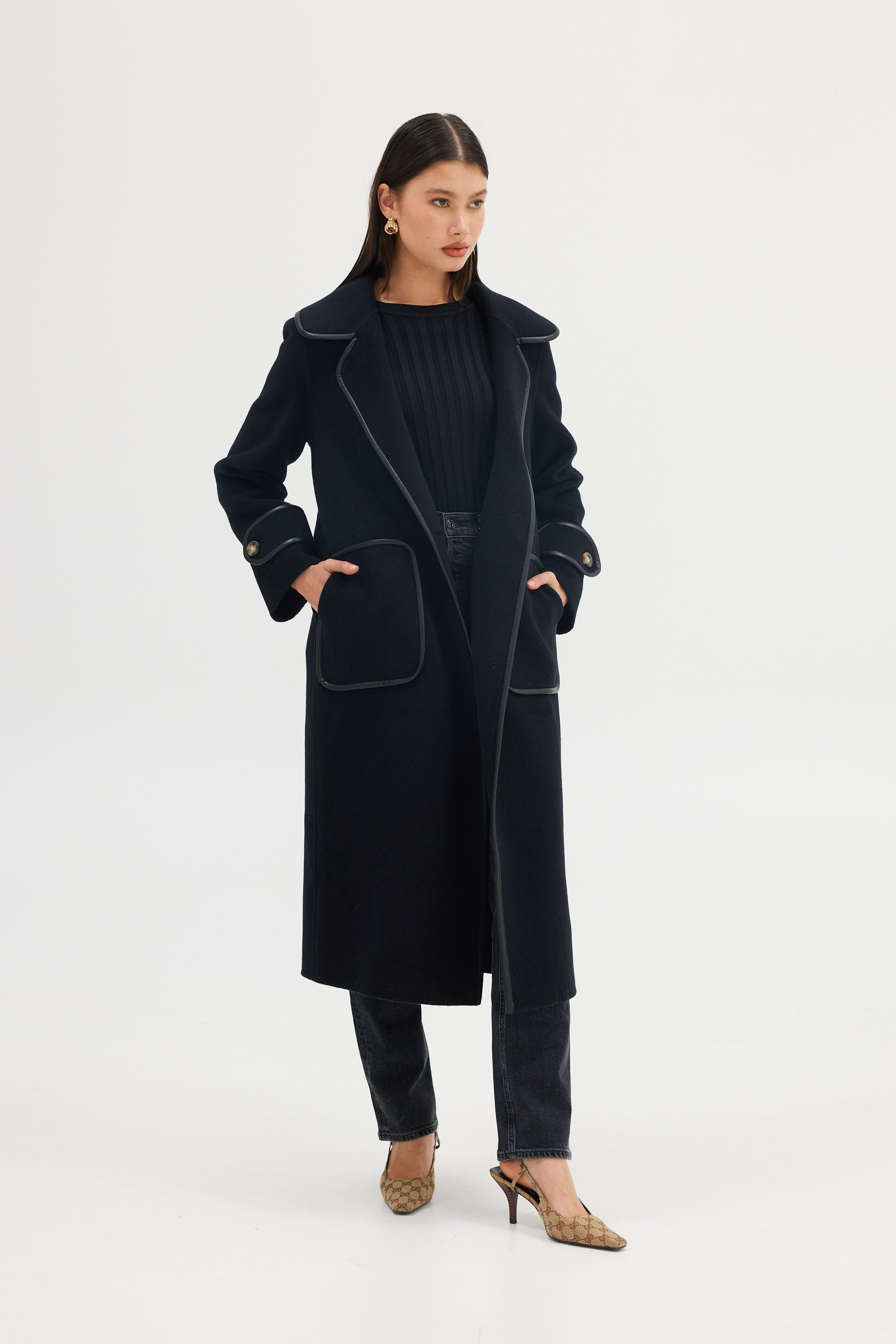 Piper Coat - Black JACKET Bubish Luxe 