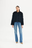 bubish Scarlett Feather Jacket Black JACKET