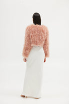 Manhattan Crop Jacket - Peach Clay JACKET Bubish Luxe 