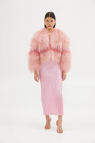 Georgina Jacket - Rosewater/Flamingo Pink JACKET Bubish Luxe 