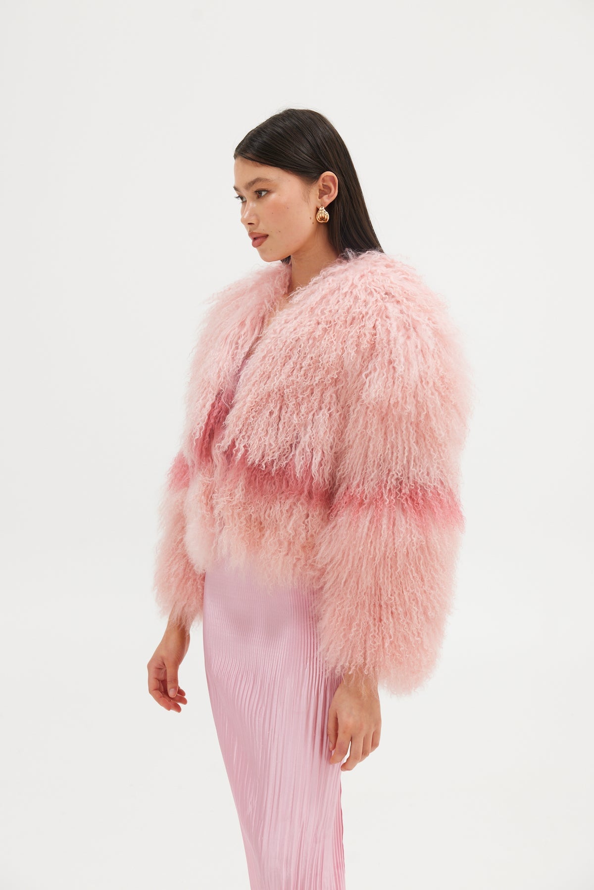 Georgina Jacket - Rosewater/Flamingo Pink JACKET Bubish Luxe 