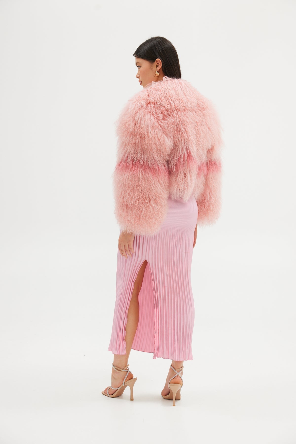 Georgina Jacket - Rosewater/Flamingo Pink JACKET Bubish Luxe 