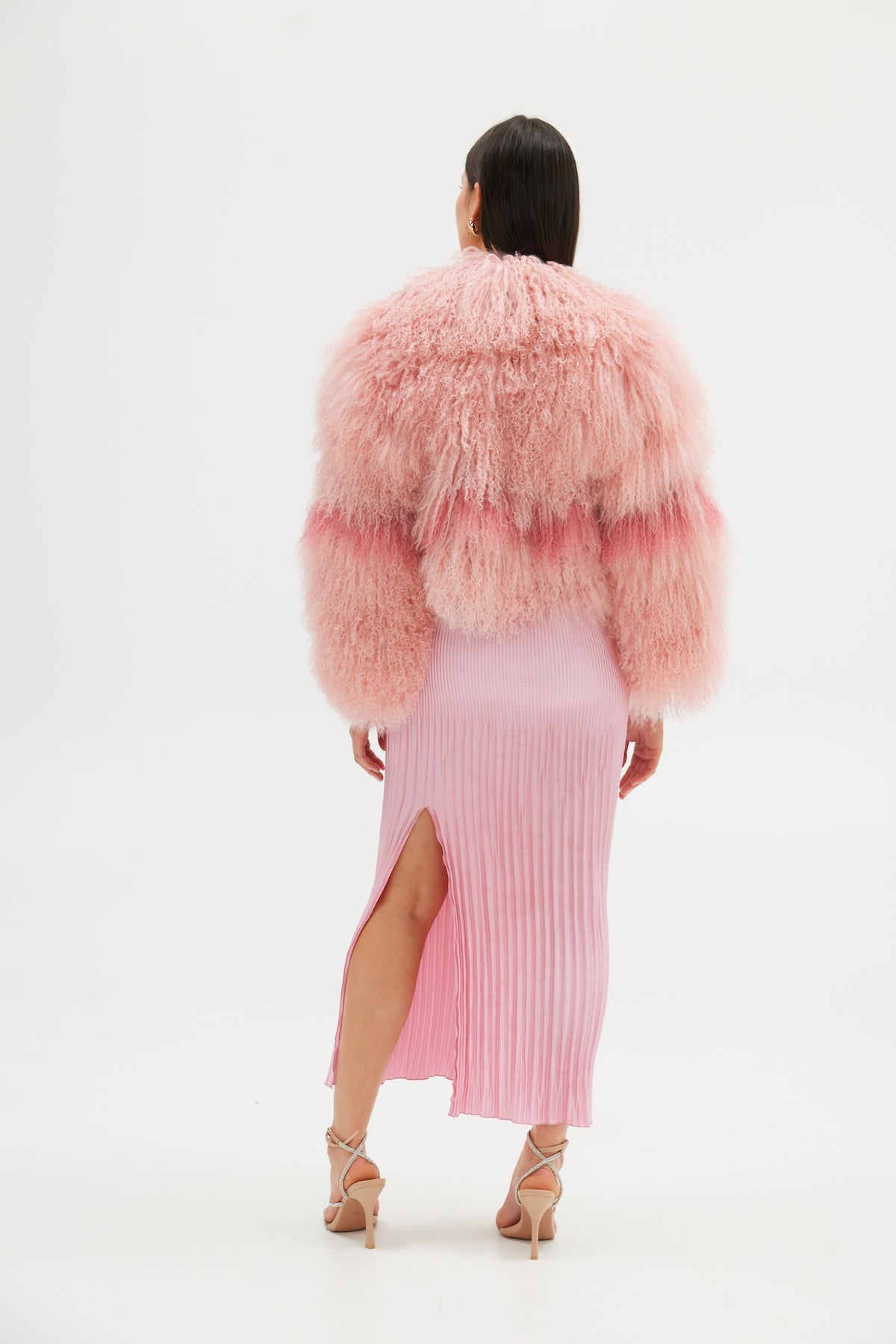 Georgina Jacket - Rosewater/Flamingo Pink JACKET Bubish Luxe 