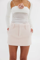 Harper Wool Mini Skirt Bubish 