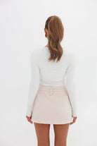 Harper Wool Mini Skirt Bubish 