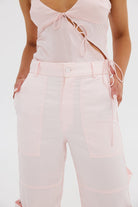 Lara Cargo Pant - Pink Bubish 