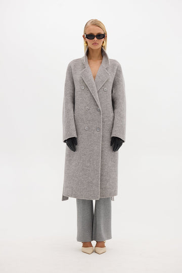 Abbey Coat - Grey Marle JACKET Bubish Luxe 