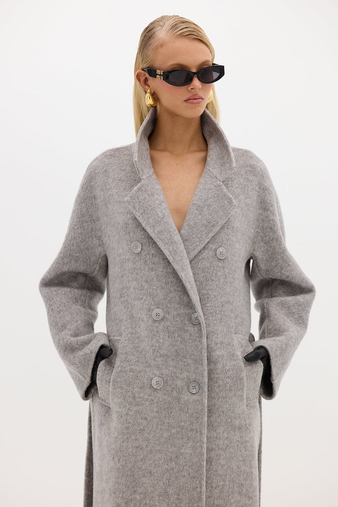 Abbey Coat - Grey Marle JACKET Bubish Luxe 