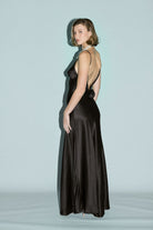 Savannah Rosette Gown - Black Bubish 