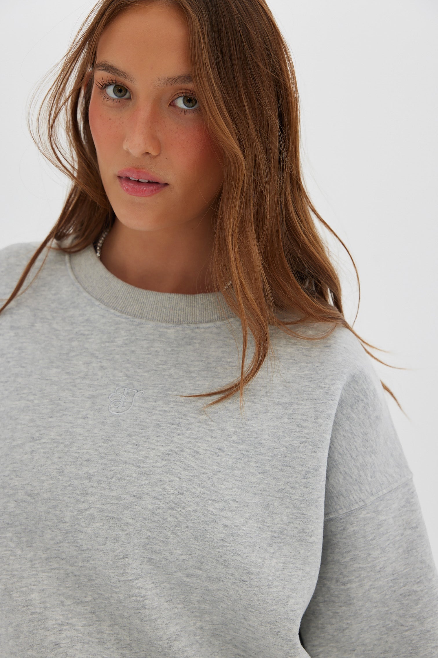 Crew Jumper - Grey Marle Jumper Toast Society 