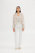 Emma Jacket - Stone Medium Jacket Bubish Luxe 