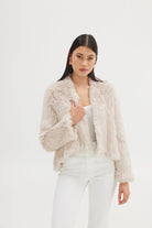 Emma Jacket - Stone Medium Jacket Bubish Luxe 