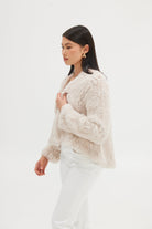 Emma Jacket - Stone Medium Jacket Bubish Luxe 