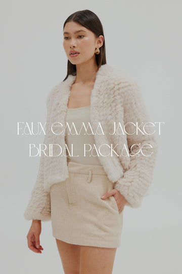 Faux Emma Bridal Package - 3 x Jackets + 1 complimentary Bubish 