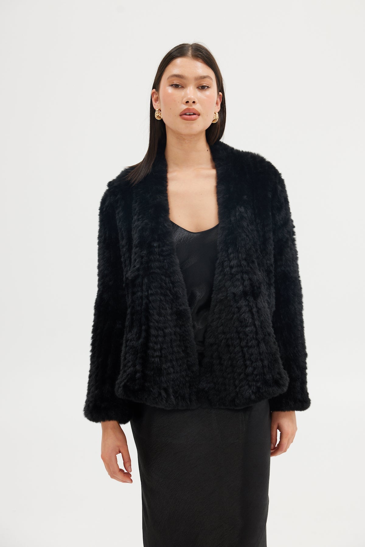 Faux Valencia Jacket - Black Jacket Bubish Luxe 