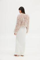 Manhattan Crop Jacket - Blush Cropped Jacket Bubish Luxe 