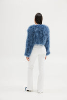 Manhattan Crop Jacket - Denim Cropped Jacket Bubish Luxe 