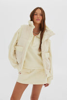 Shearling Vest - Ivory Vest Toast Society 