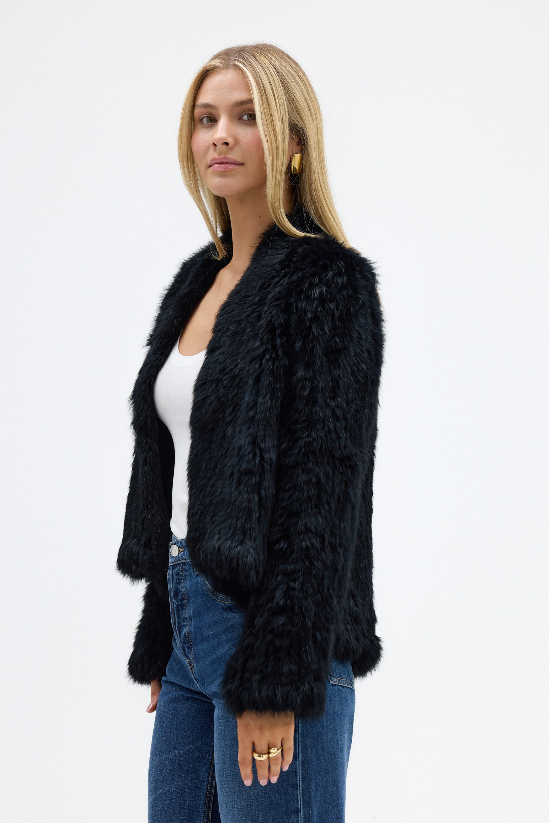 bubish Emma Fur Jacket Black JACKET