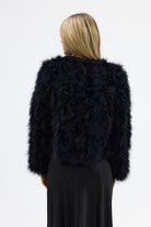 bubish Scarlett Feather Jacket Black JACKET