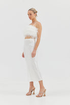 Harlow Skirt - White Bubish 