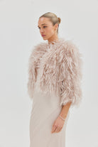 Bridal Dahlia Jacket - Blush Medium Jacket Bubish Luxe 