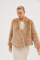 Faux Valencia Jacket - Beige Jacket Bubish Luxe 