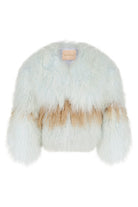 Georgina Jacket - Powder Blue/Tan Coats & Jackets Bubish Luxe 